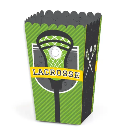 Big Dot of Happiness Lax to the Max Lacrosse Party Favor Popcorn Treat Boxes Set of 12 {1}