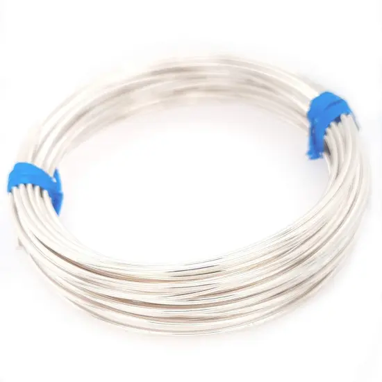 JewelrySupply 20 Gauge .925 Sterling Silver Wire Dead Soft Round (5-Feet) Made in USA {5}