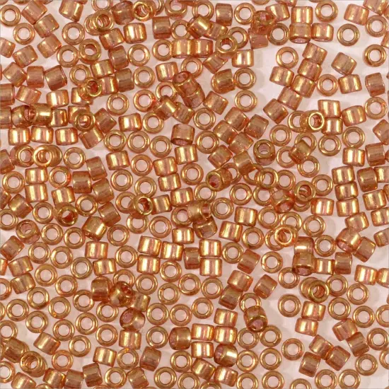 Miyuki Delica Seed Bead 11/0 Gold Luster Light Topaz {3}