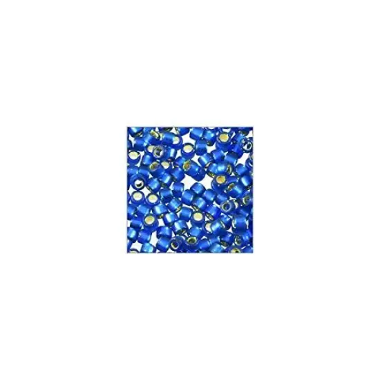 Miyuki Delica Seed Bead 11/0 Silver Lined Semi-Matte Cobalt {5}