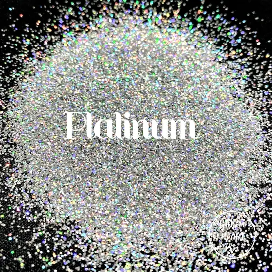 Polyester Glitter - Platinum by Glitter Heart Co.&trade; {3}