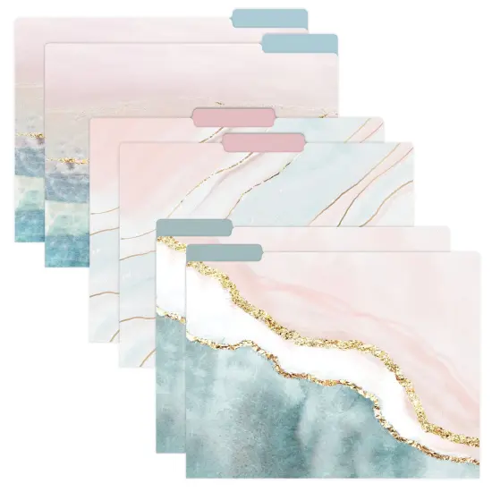 bloom daily planners File Folder Set, Ethereal Marble {1}