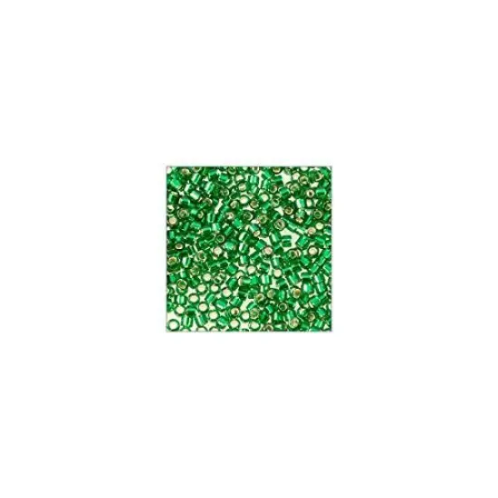 Miyuki Delica Seed Bead 11/0 Silver Lined Dark Green {5}