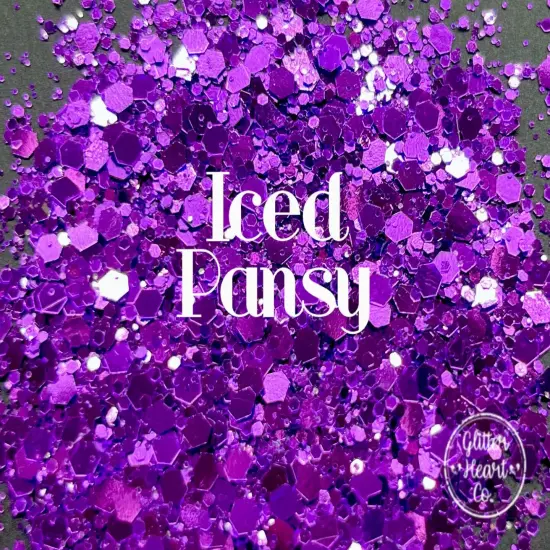 Polyester Glitter - Iced Pansy by Glitter Heart Co.&trade; {3}
