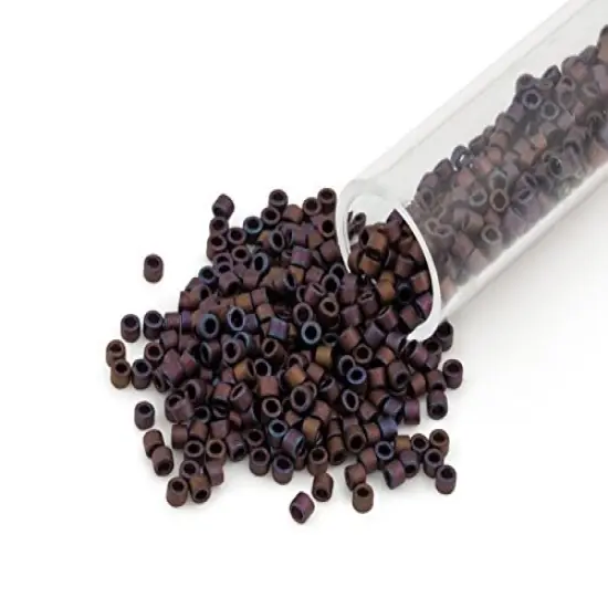 Miyuki Delica Seed Bead 11/0 Metallic Matte Copper AB {1}