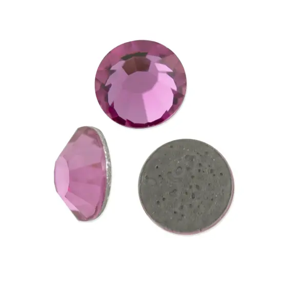 Preciosa Crystal VIVA12 Hotfix Rhinestone 3mm (SS12) Rose (Package of 50) {1}