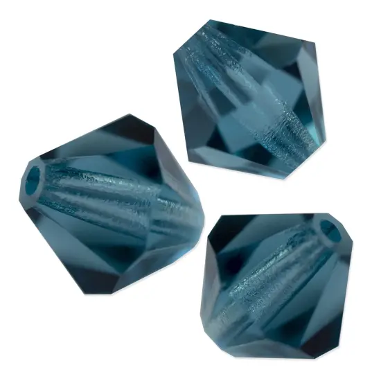 Preciosa Crystal Bicone Bead 4mm Indicolite (Package of 50) {1}