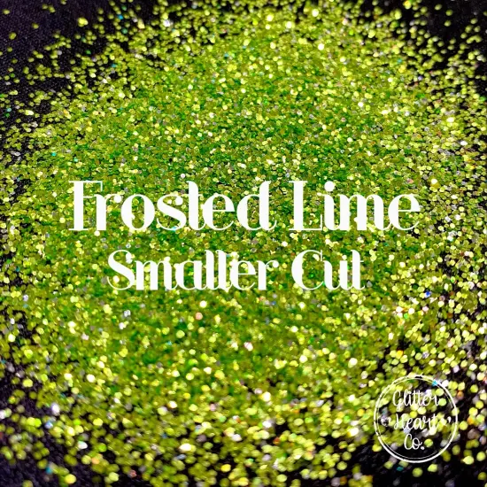 Polyester Glitter - Frosted Lime Smaller Cut by Glitter Heart Co.&trade; {3}