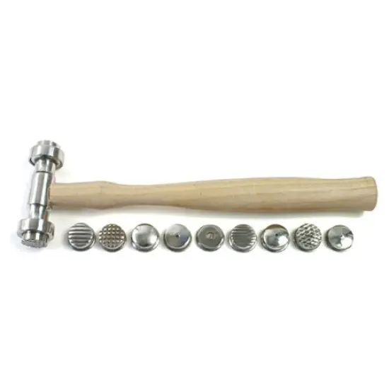 Texturing Hammer - 9 Interchangeable Texture Faces - SFC Tools - 37-213 {1}