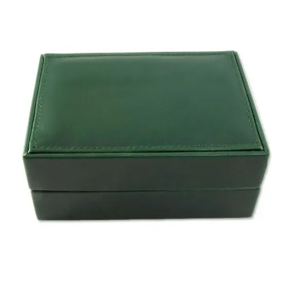 JewelrySupply Rolex Style Green Luxury Watch Box - Tan Inside {2}