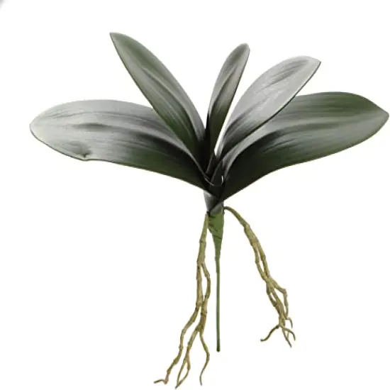 12-Pack: 17" Phalaenopsis Orchid Foliage Cluster Pick , Floral Home by Artificial Flowers {1}