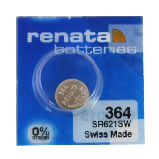 Renata 364 Watch Battery 364 (Sr621Sw) {1}