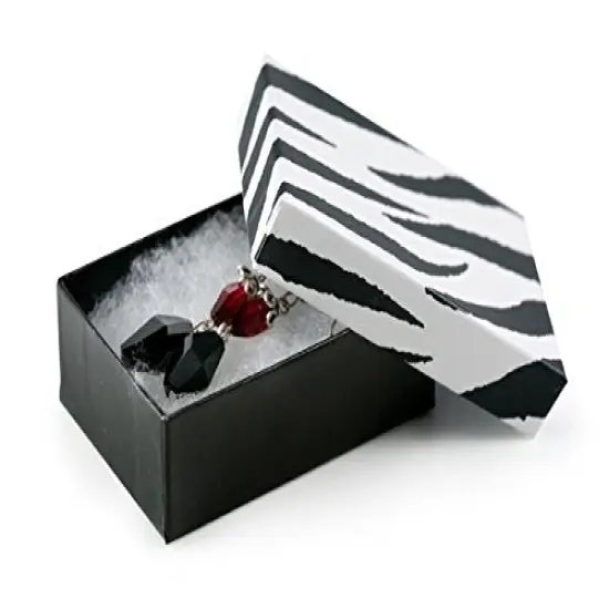 Zebra Print Jewelry Box #32 (Case of 100) {2}