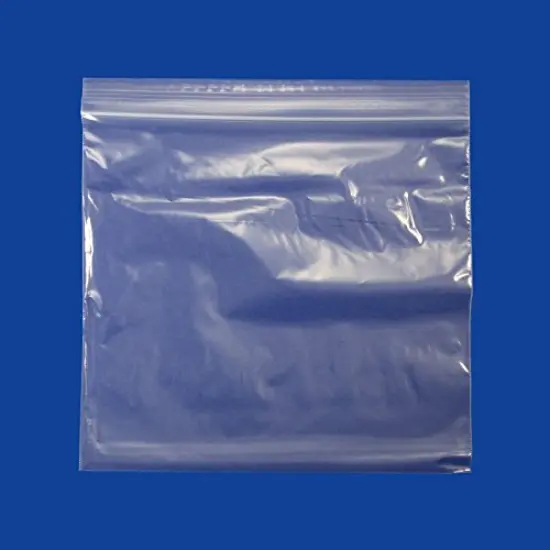 Reclosable Single Zipper Self Locking Zip Poly Bags 8x8 (Package of 100) {1}