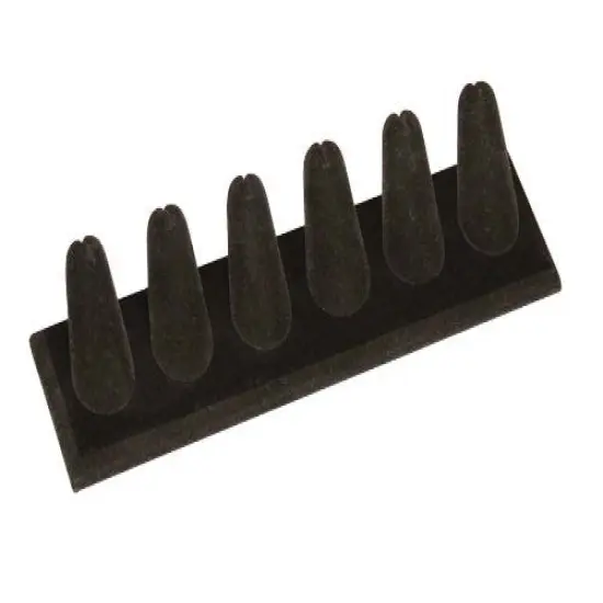 Six Fingers Ring Jewelry Display - Black {1}