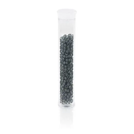 Miyuki Round Rocaille Seed Bead 11/0 Transparent Luster Grey {5}