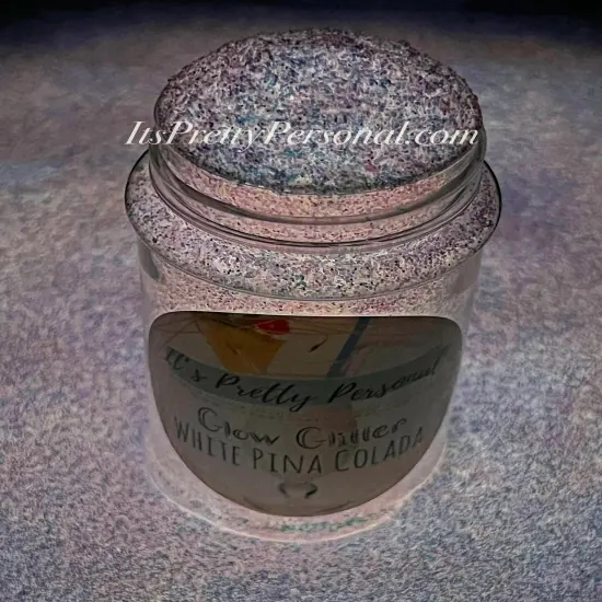 &ldquo;White Pina Colada"- GLOW Illumination Glitter Mix {1}
