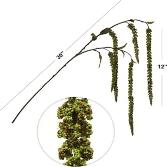 48-Pack: Hanging Green Amaranthus Spray by Floral Home&reg; {2}