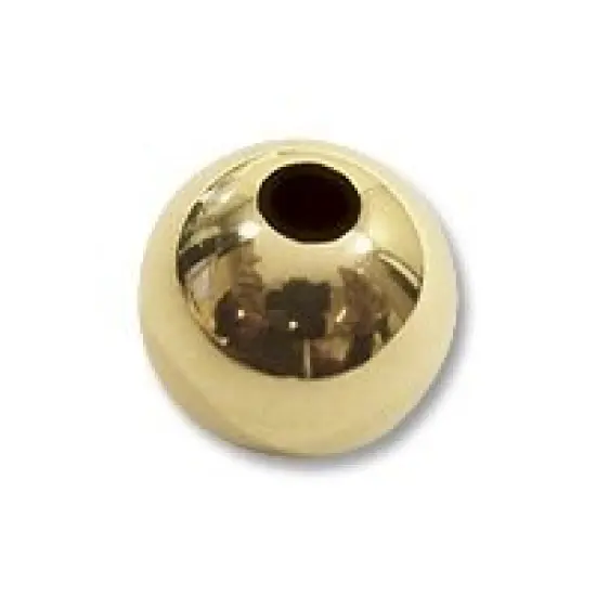 Round Bead 4mm 14 Karat Yellow Gold {1}