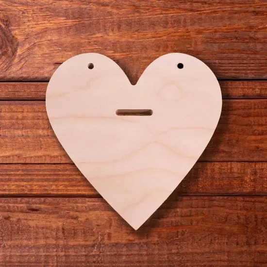 7 in. Unfinished Floral Heart Base {1}