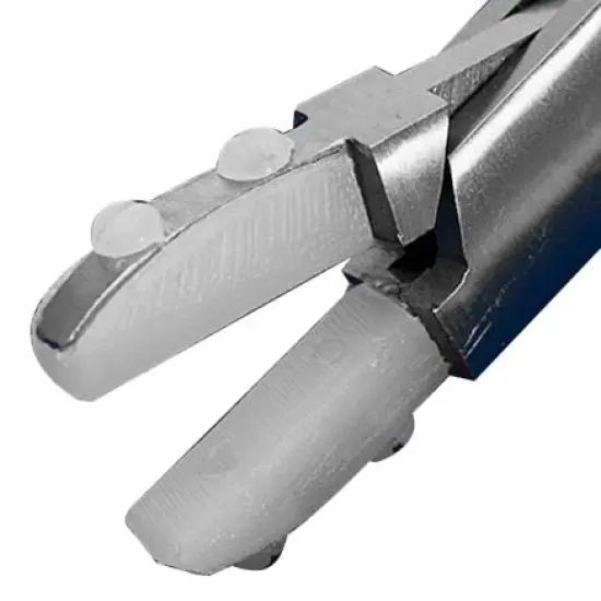 5-3/4" Stainless Steel and Nylon Non-Marring Thin Nose Wire Straightening Pliers {2}