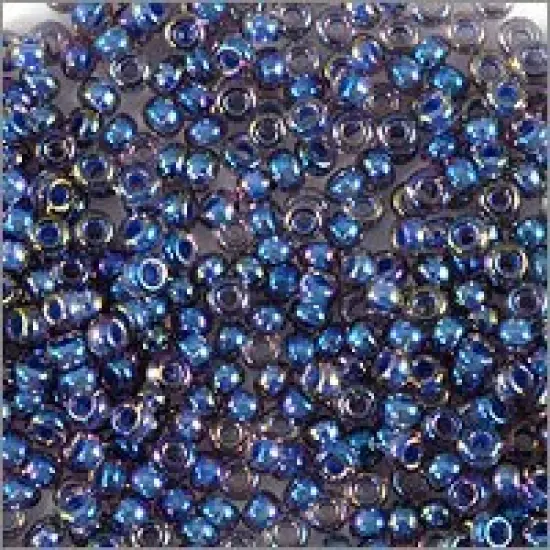 Miyuki Round Rocaille Seed Bead 15/0 Color Lined Purple/Violet {2}