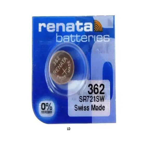 Renata Batteries 362 Button Cell Watch Battery (5 Pack) {1}