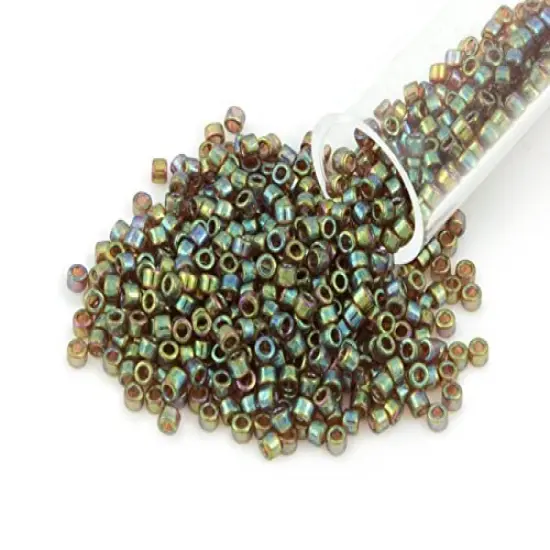 Miyuki Delica Seed Bead 11/0 Gold Luster Light Topaz AB {1}