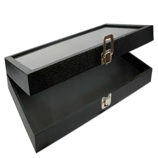 Glass Top Jewelry Case Standard Size 2" H {1}