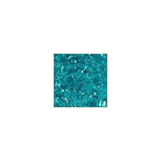 Miyuki Delica Seed Bead 11/0 Transparent Teal {3}