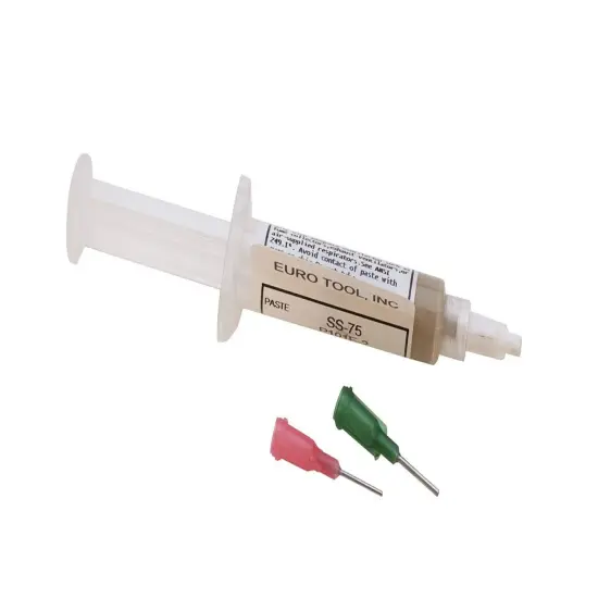 Silver Solder Paste Hard Ss75-1/4 T.o. | SOL-822.20 {1}