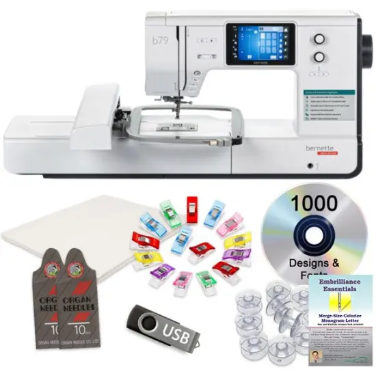 Bernette b79 Sewing and Embroidery Machine 10x6 With $199 Bonus Bundle {1}
