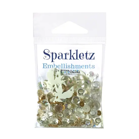 Buttons Galore Sparkletz DIY Craft Embellishments 30 Grams - 3 Packs of Angel Song {2}