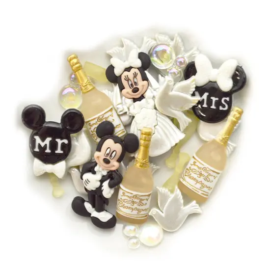 Dress It Up Buttons Disney Wedding Embellishments Bundle {1}