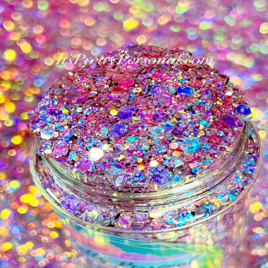 &ldquo;Violet Rose Rainbow XL"- Gramglitter (HOLOGRAM) {2}