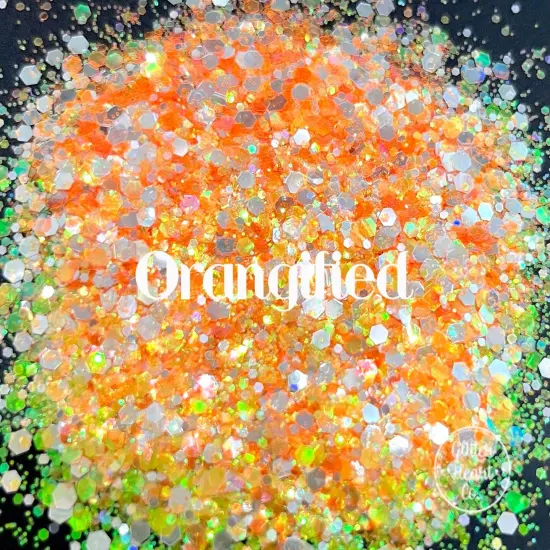 Polyester Glitter - Orangified by Glitter Heart Co.&trade; {3}
