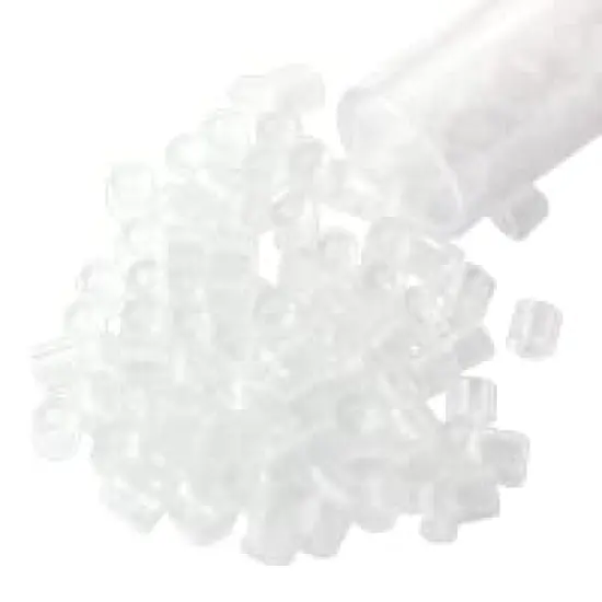 Miyuki Delica Seed Bead 8/0 Transparent Crystal {1}