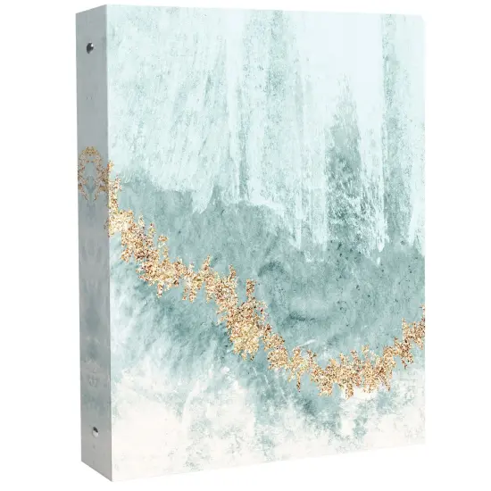 bloom daily planners 1" Ring Binder, 10" x 11.5", Blue Crystal {1}