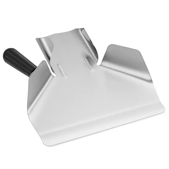 Olde Midway Stainless Steel French Fry Scoop with Right Handle - Commercial Fry Bagger Scooper {3}