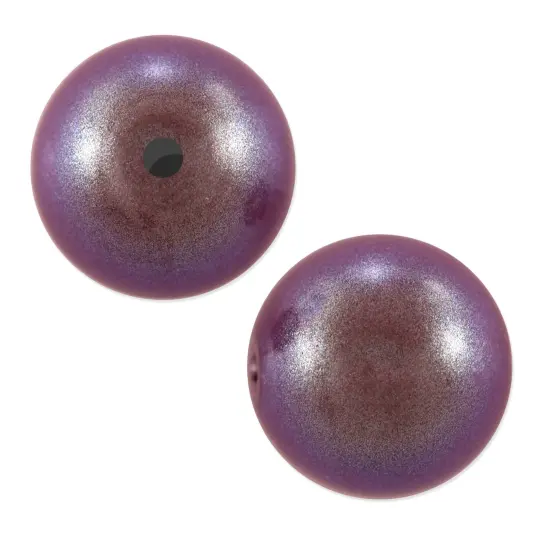 Preciosa Crystal Nacre Round Pearl 4mm Pearlescent Violet (Package of 40) {1}