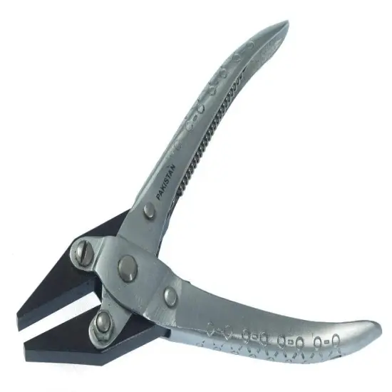 Mazbot Smooth Flat-Nose Jaw Parallel Pliers {1}