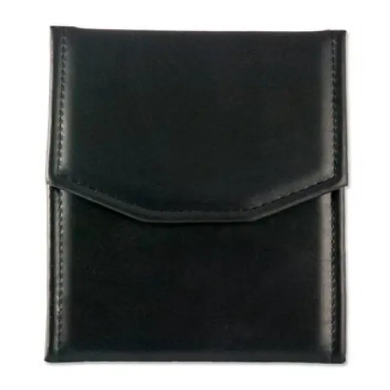 Pearl Folder Black Leatherette 6" x 8-1/4" {1}