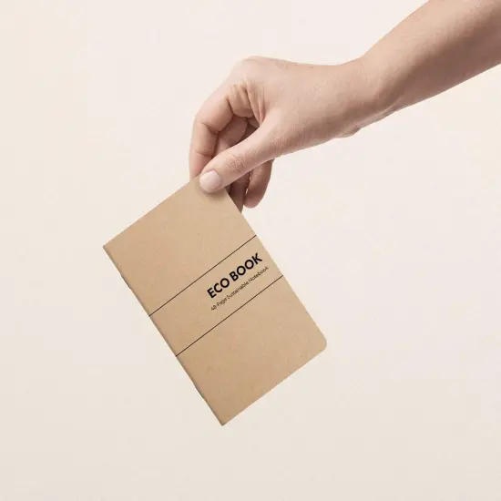 Eco Books Mini Notebooks &ndash; 48-Page Graph Paper | Pocket Sized Field Note Books Made With Recycled Paper | 3.5 x 5.5 In {5}