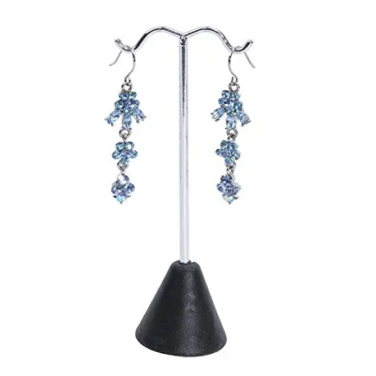 JewelrySupply Earring Stand 4-5/8" Black Leatherette {1}