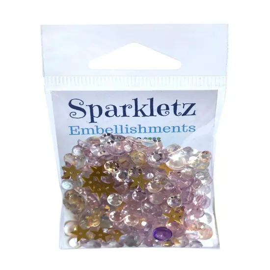 Buttons Galore Sparkletz DIY Craft Embellishments 30 Grams - 3 Packs of Winter Wishes {2}