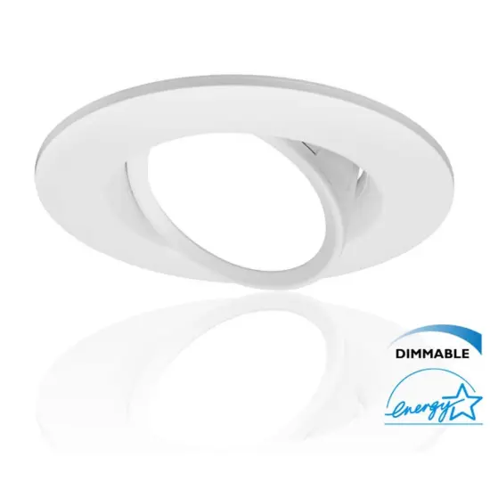 DCG Series 6 in. White Gimbal LED Recessed Downlight, 5000K Natural Light {1}