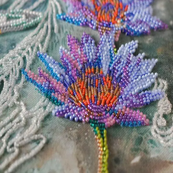 Bead Embroidery Kit - Golden beetle {5}