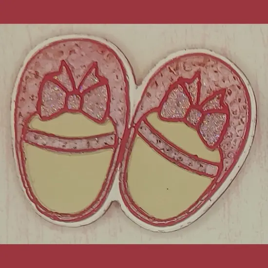 Baby Shoes Silicone Freshie Mold {5}