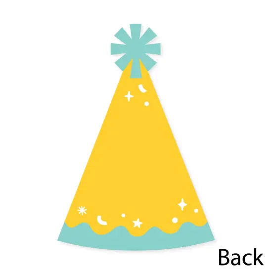 Big Dot of Happiness Party Time - Shaped Thank You Cards - Happy Birthday Party Thank You Note Cards with Envelopes - Set of 12 {6}