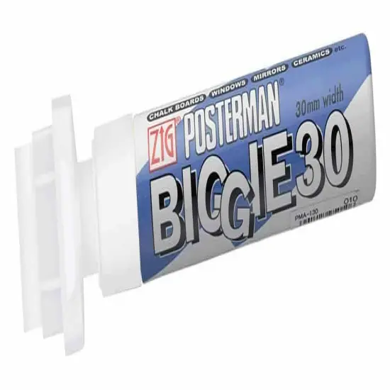 Windshield Paint Markers (ZIG Biggie 30mm Tip) White {5}